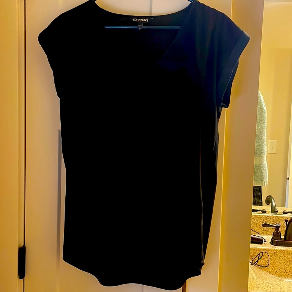 Black Express shirt.